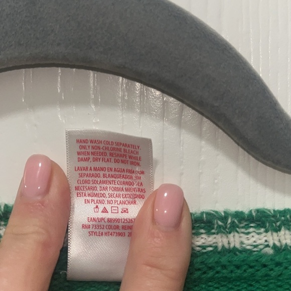 Holiday Time Christmas theme sweater size XL 16-18. Reindeer with 🔔 & 👓 = fun - Picture 4 of 10